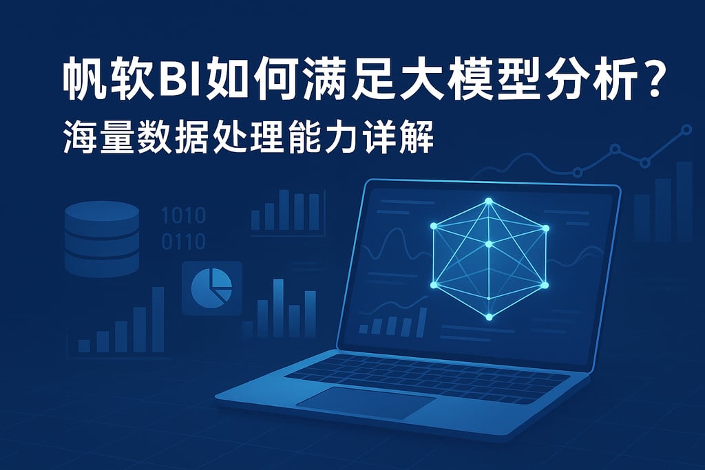 帆软BI如何满足大模型分析？海量数据处理能力详解