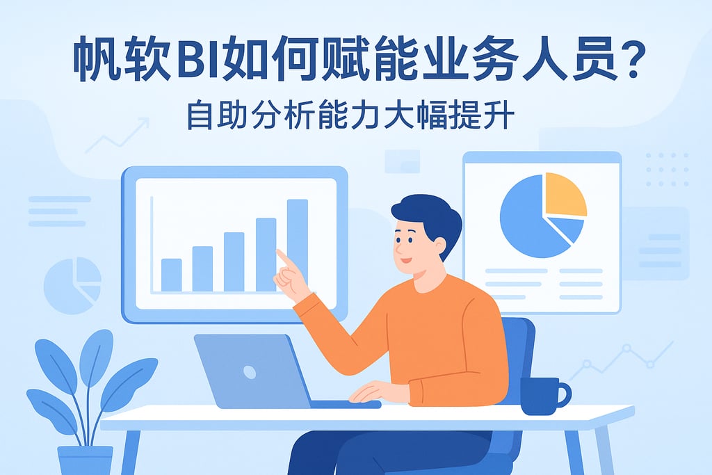 帆软BI如何赋能业务人员？自助分析能力大幅提升