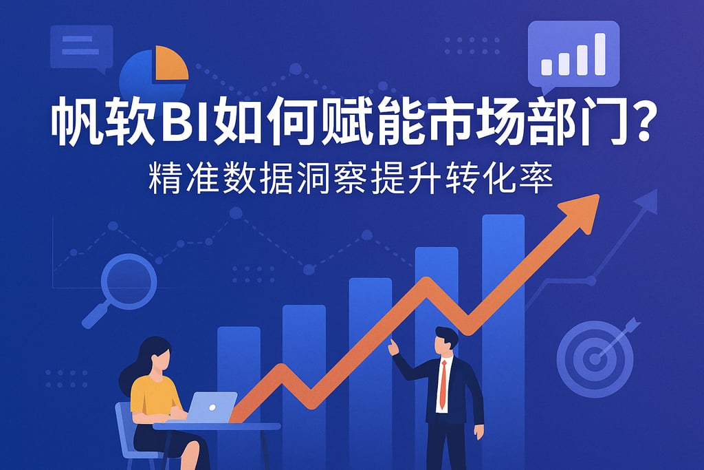 帆软BI如何赋能市场部门？精准数据洞察提升转化率