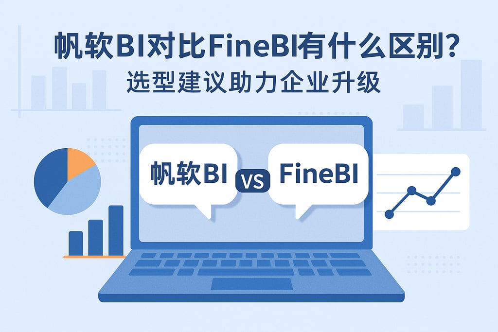 帆软BI对比FineBI有什么区别？选型建议助力企业升级