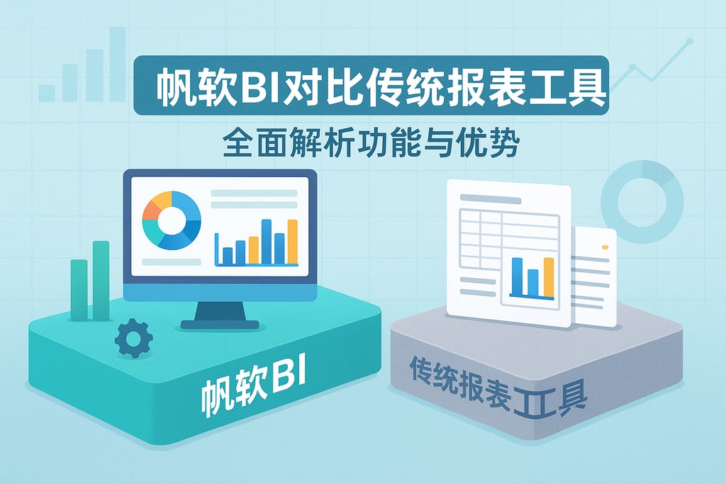 帆软BI对比传统报表工具？全面解析功能与优势