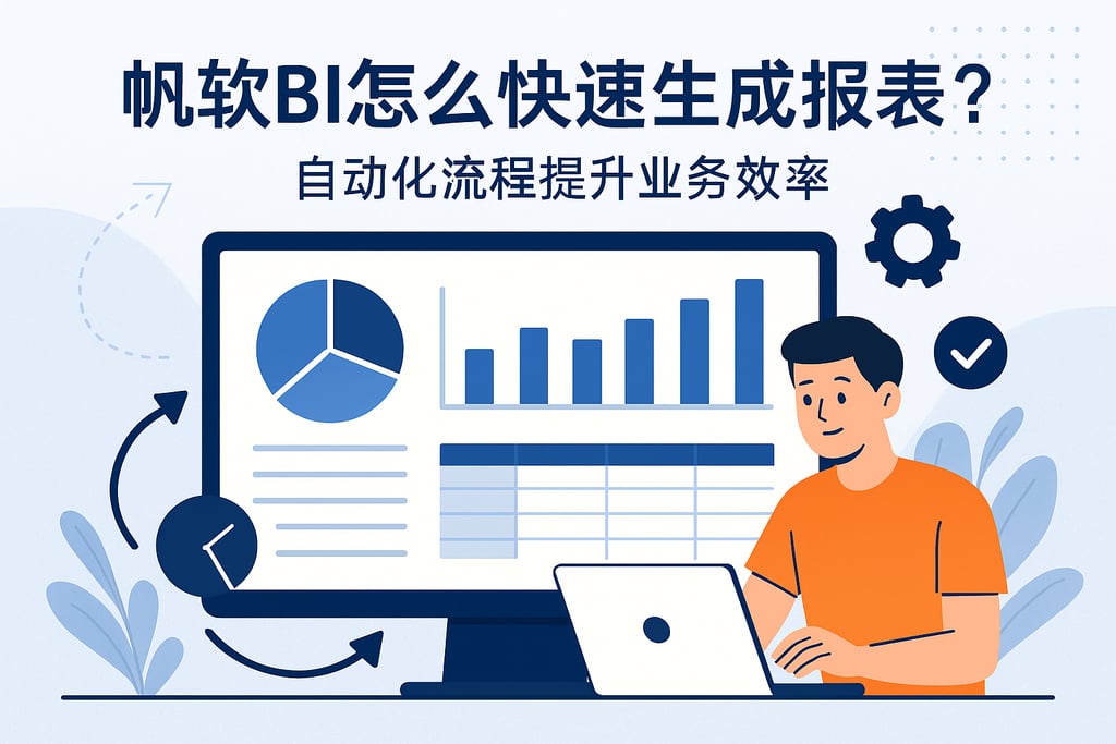 帆软BI怎么快速生成报表？自动化流程提升业务效率