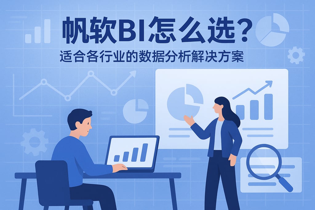 帆软BI怎么选？适合各行业的数据分析解决方案