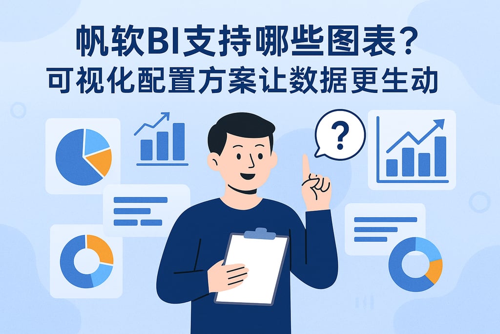 帆软BI支持哪些图表？可视化配置方案让数据更生动
