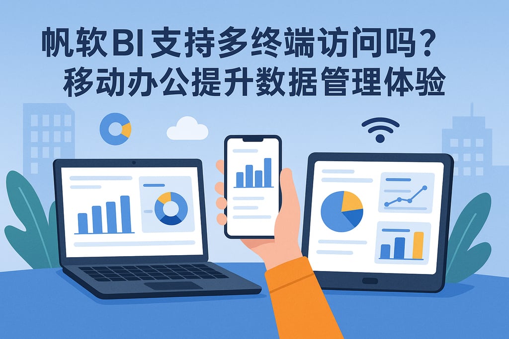 帆软BI支持多终端访问吗？移动办公提升数据管理体验