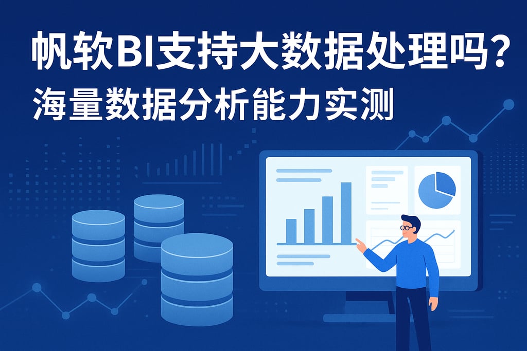 帆软BI支持大数据处理吗？海量数据分析能力实测