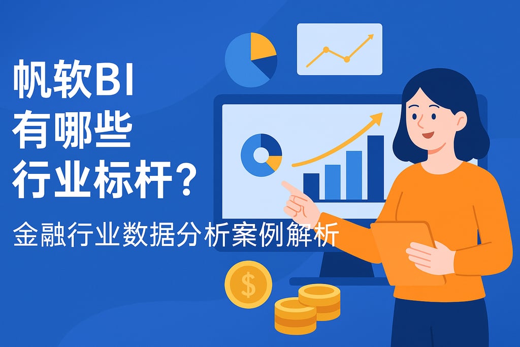 帆软BI有哪些行业标杆？金融行业数据分析案例解析