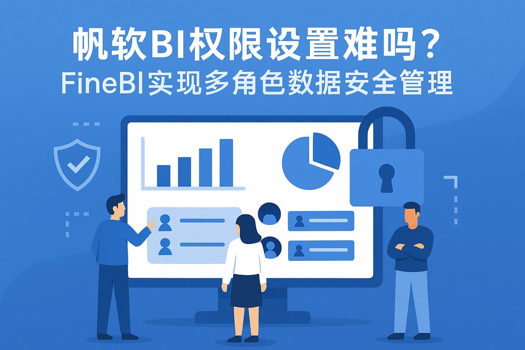 帆软BI权限设置难吗？FineBI实现多角色数据安全管理
