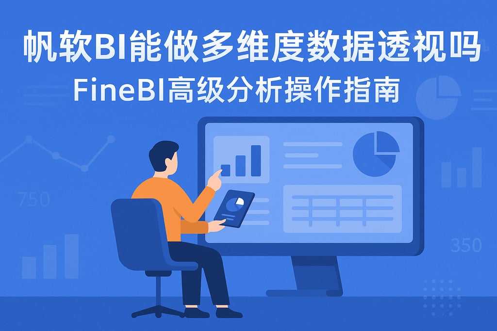 帆软BI能做多维度数据透视吗？FineBI高级分析操作指南