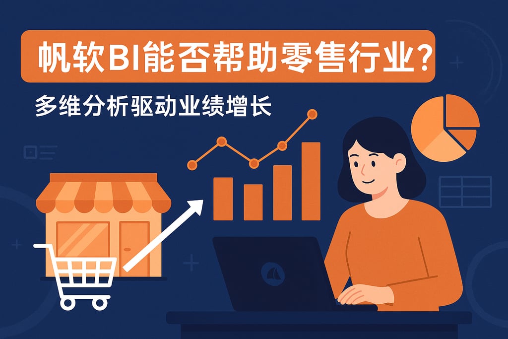 帆软BI能否帮助零售行业？多维分析驱动业绩增长