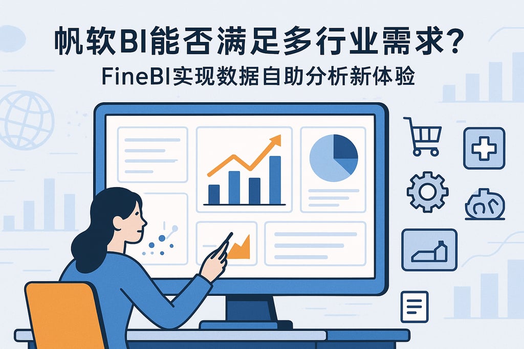 帆软BI能否满足多行业需求？FineBI实现数据自助分析新体验