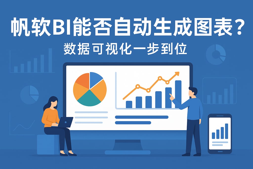 帆软BI能否自动生成图表？数据可视化一步到位