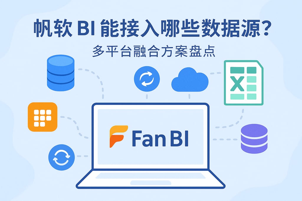 帆软BI能接入哪些数据源？多平台融合方案盘点