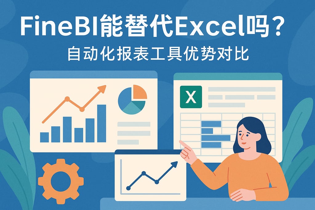 帆软BI能替代Excel吗？自动化报表工具优势对比