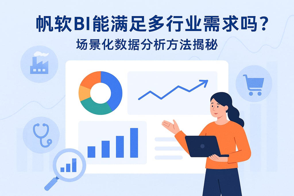 帆软BI能满足多行业需求吗？场景化数据分析方法揭秘