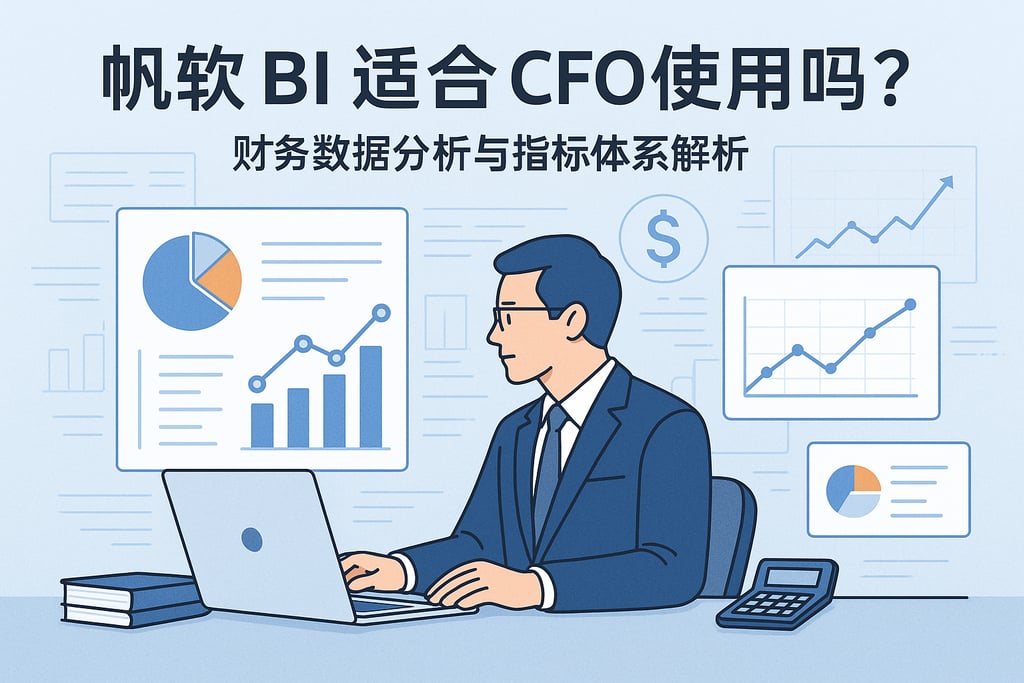 帆软BI适合CFO使用吗？财务数据分析与指标体系解析