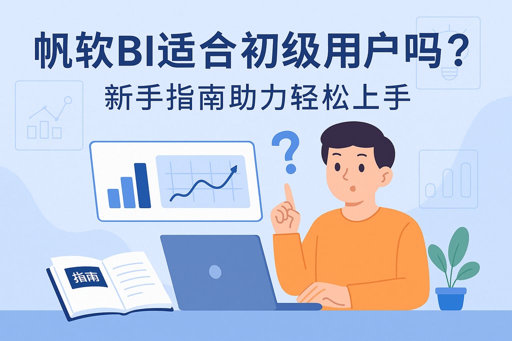 帆软BI适合初级用户吗？新手指南助力轻松上手