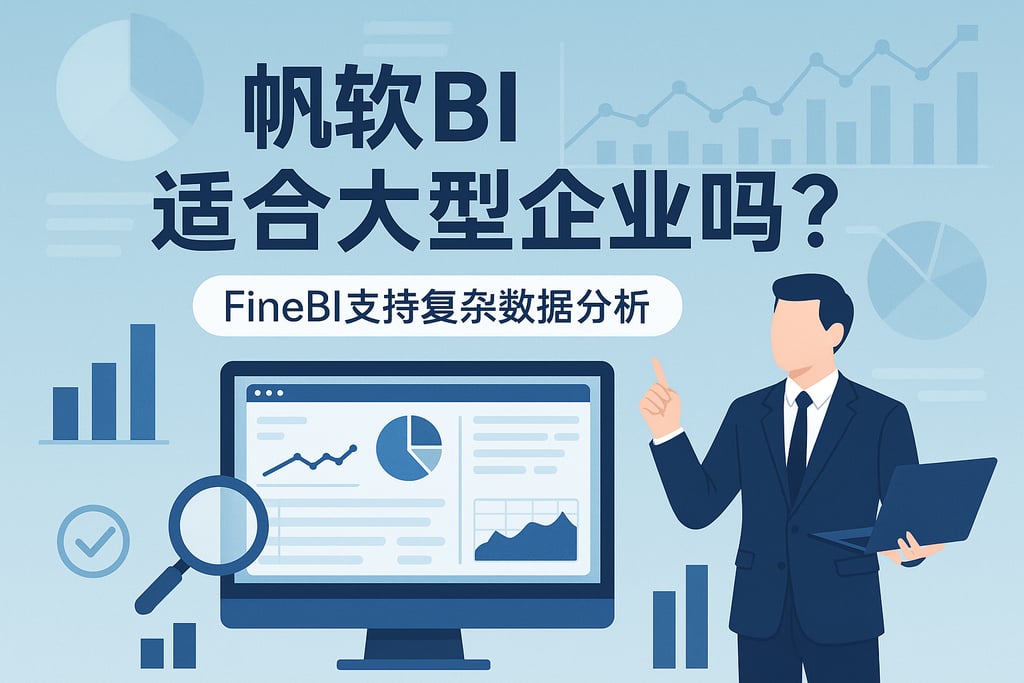 帆软BI适合大型企业吗？FineBI支持复杂数据分析