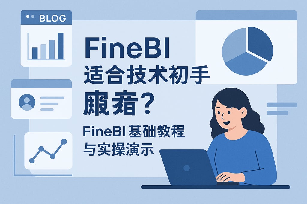 帆软BI适合技术新手吗？FineBI基础教程与实操演示