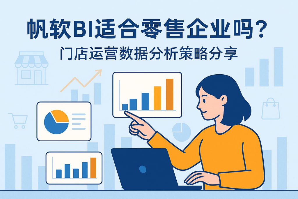 帆软BI适合零售企业吗？门店运营数据分析策略分享