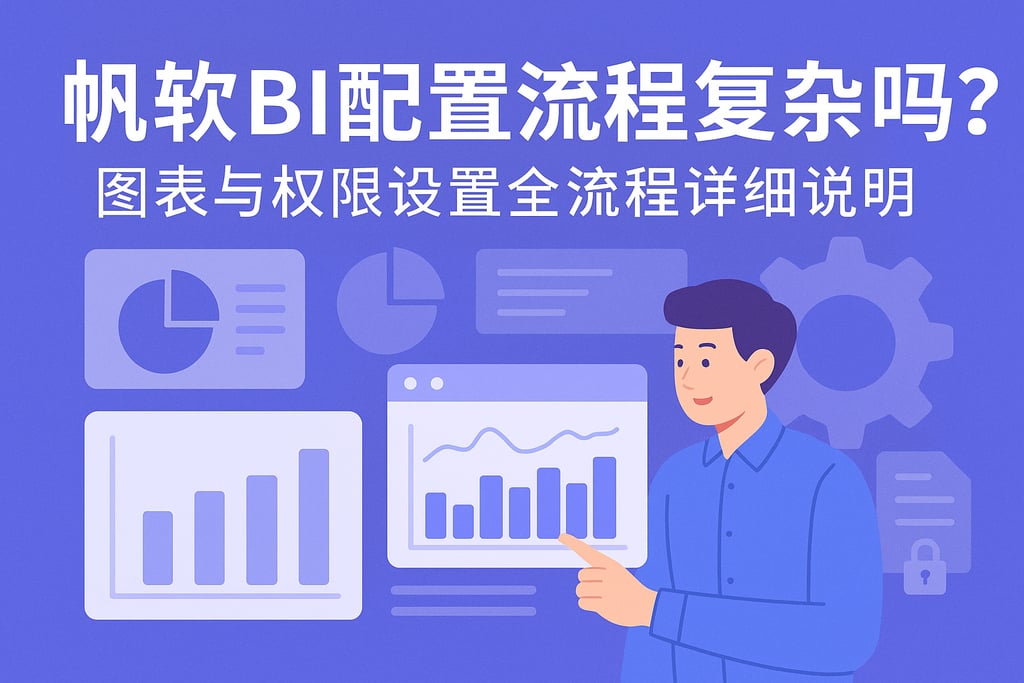 帆软BI配置流程复杂吗？图表与权限设置全流程详细说明