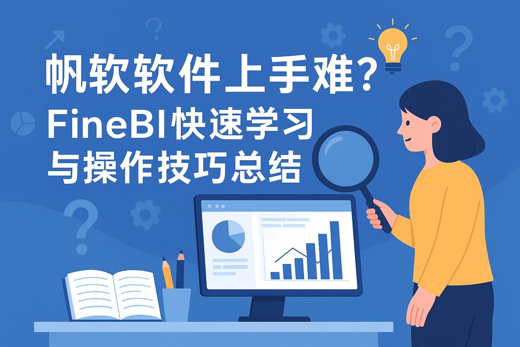 帆软软件上手难吗？FineBI快速学习与操作技巧总结