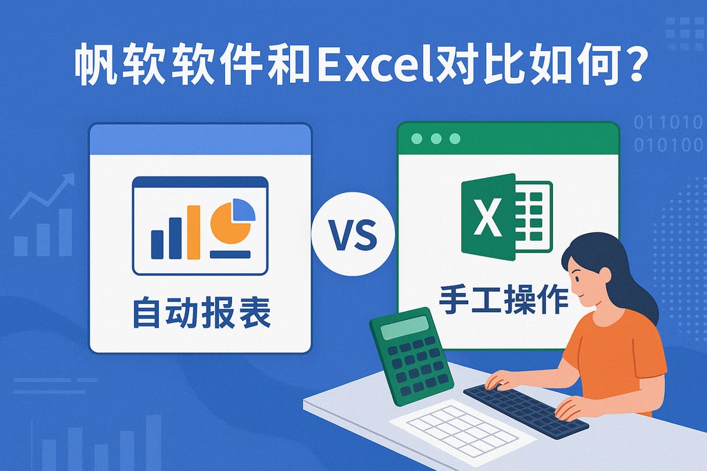 帆软软件和Excel对比如何？自动报表与手工操作优劣