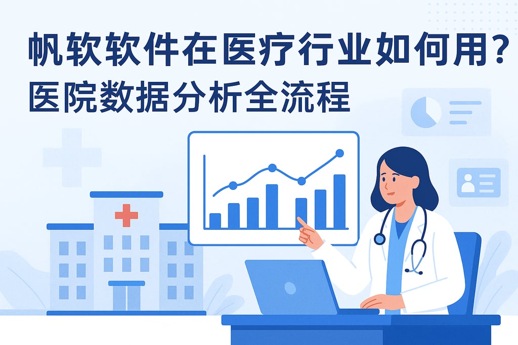 帆软软件在医疗行业如何应用？医院数据分析全流程