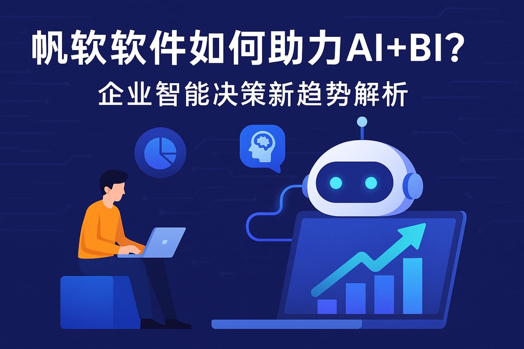 帆软软件如何助力AI+BI？企业智能决策新趋势解析