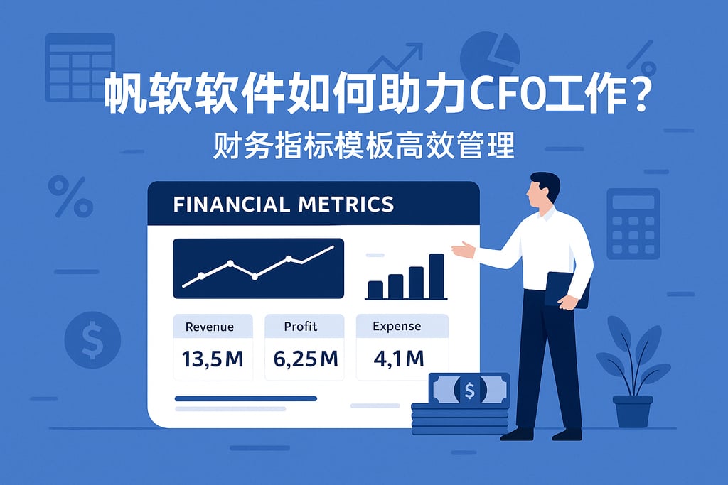 帆软软件如何助力CFO工作？财务指标模板高效管理
