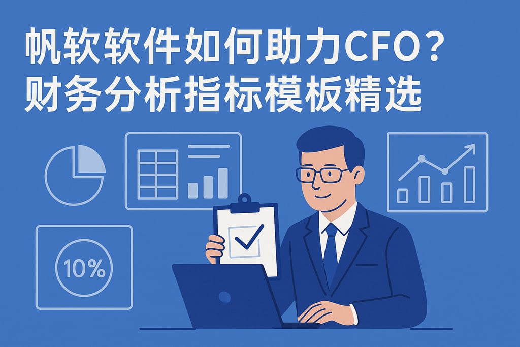 帆软软件如何助力CFO？财务分析指标模板精选
