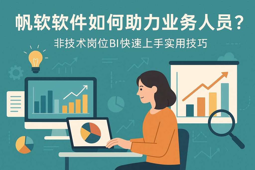 帆软软件如何助力业务人员？非技术岗位BI快速上手实用技巧