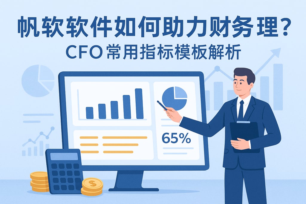 帆软软件如何助力财务管理？CFO常用指标模板解析