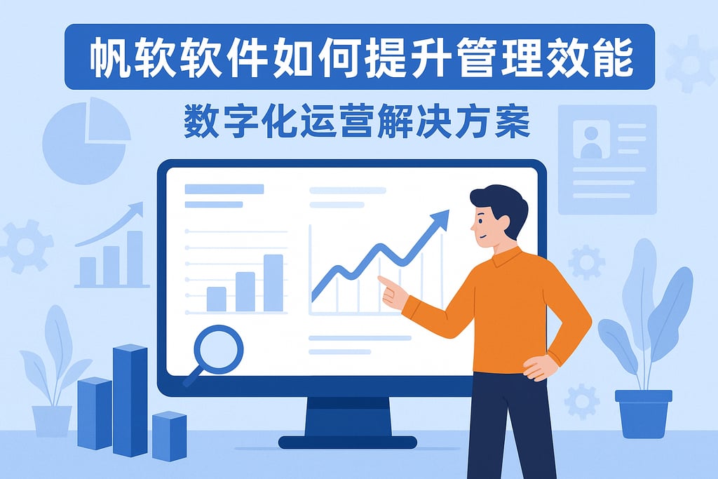 帆软软件如何提升管理效能？数字化运营解决方案