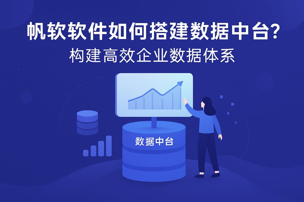 帆软软件如何搭建数据中台？构建高效企业数据体系