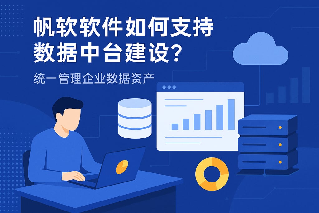 帆软软件如何支持数据中台建设？统一管理企业数据资产