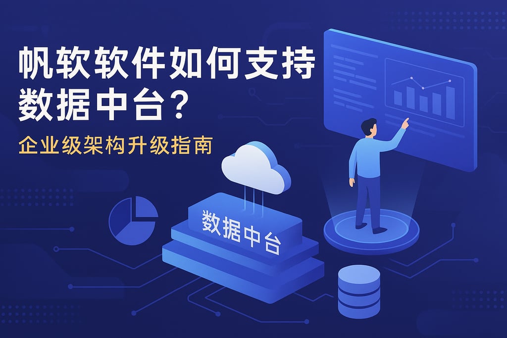 帆软软件如何支持数据中台？企业级架构升级指南