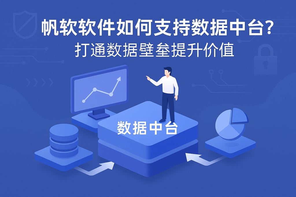 帆软软件如何支持数据中台？打通数据壁垒提升价值