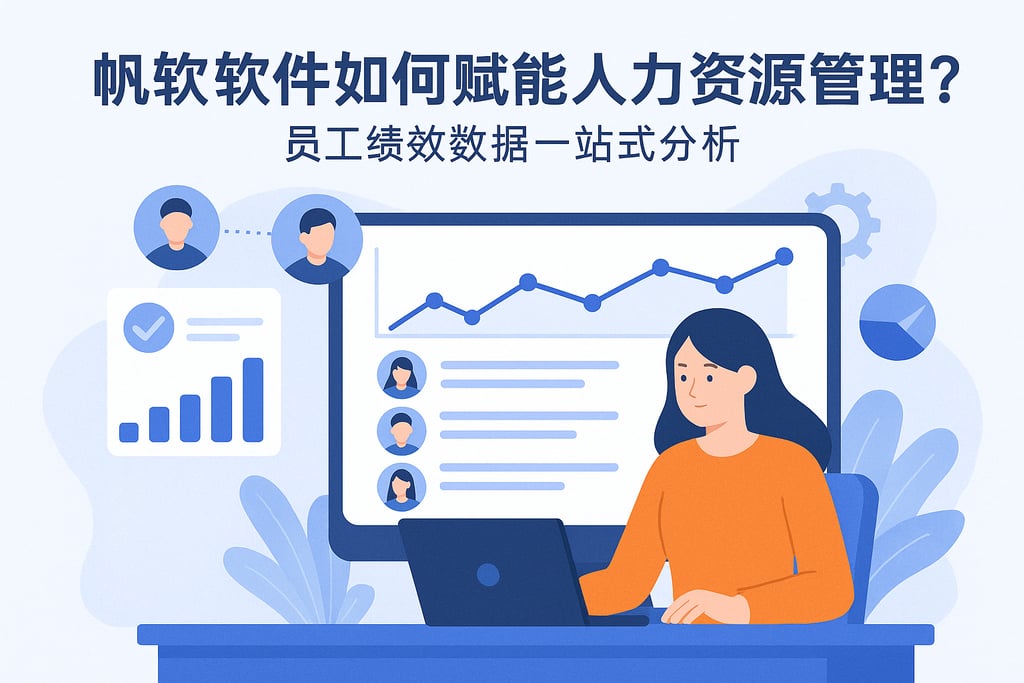 帆软软件如何赋能人力资源管理？员工绩效数据一站式分析