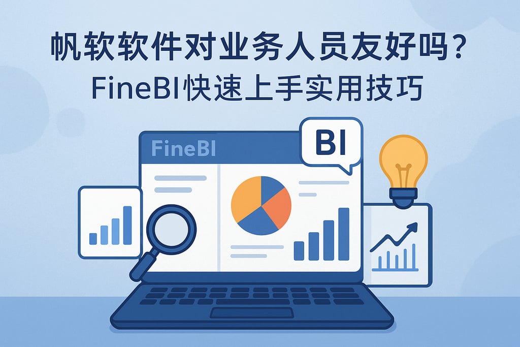 帆软软件对业务人员友好吗？FineBI快速上手实用技巧