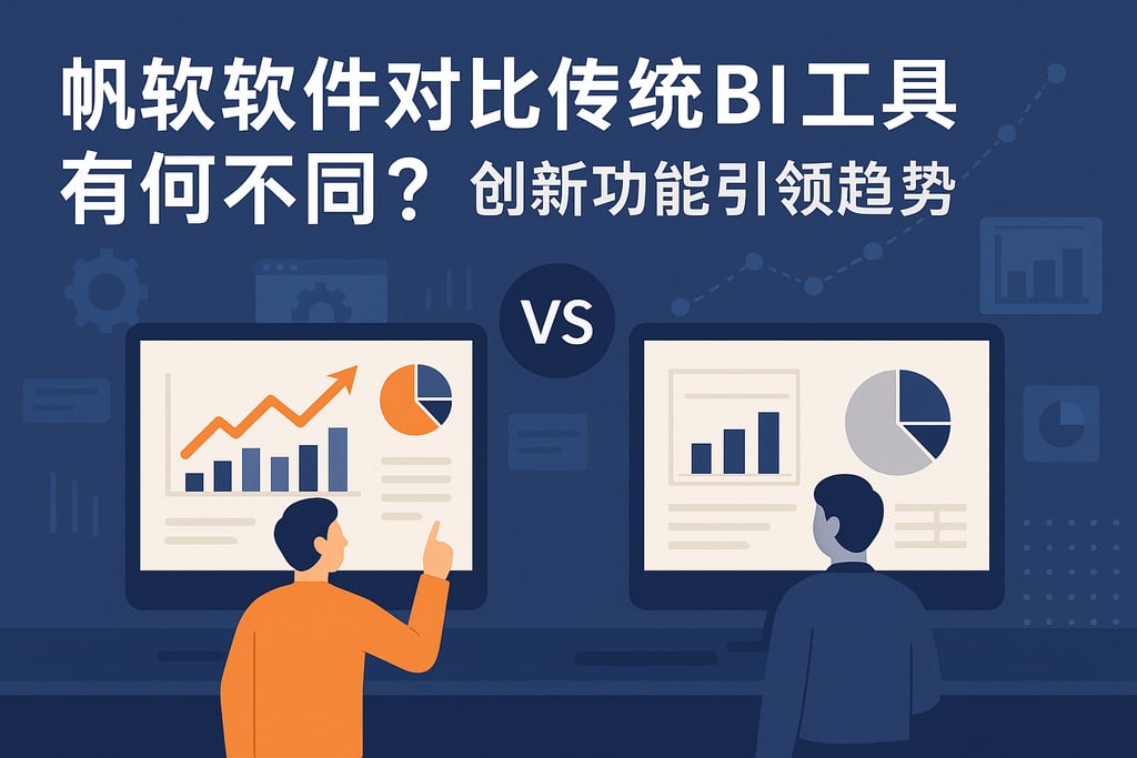 帆软软件对比传统BI工具有何不同？创新功能引领趋势