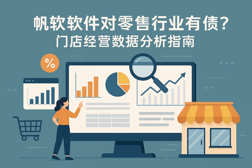 帆软软件对零售行业有何优势？门店经营数据分析指南