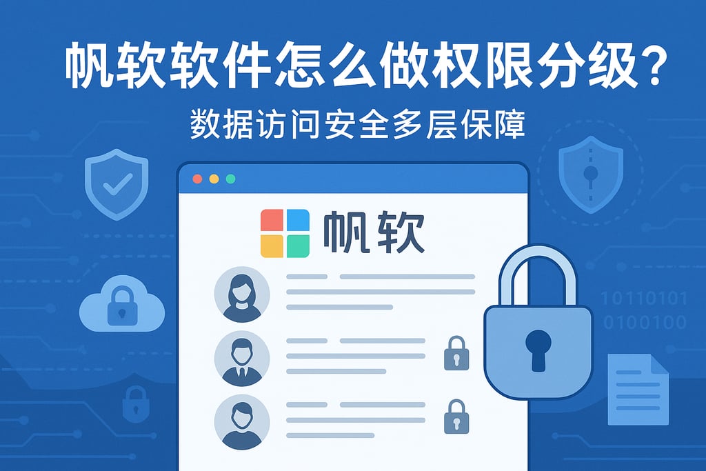 帆软软件怎么做权限分级？数据访问安全多层保障