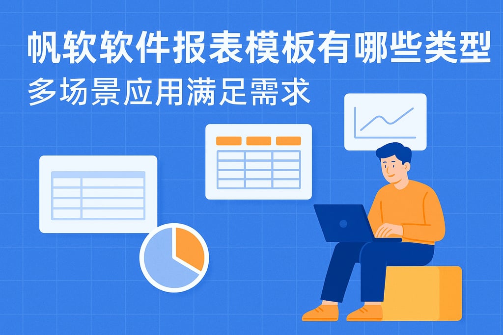 帆软软件报表模板有哪些类型？多场景应用满足需求