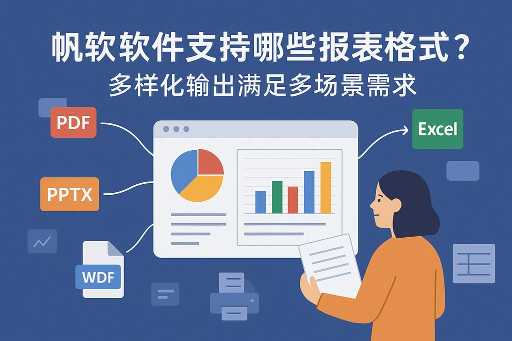 帆软软件支持哪些报表格式？多样化输出满足多场景需求