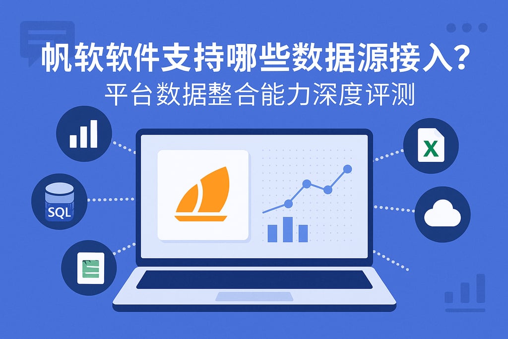 帆软软件支持哪些数据源接入？平台数据整合能力深度评测