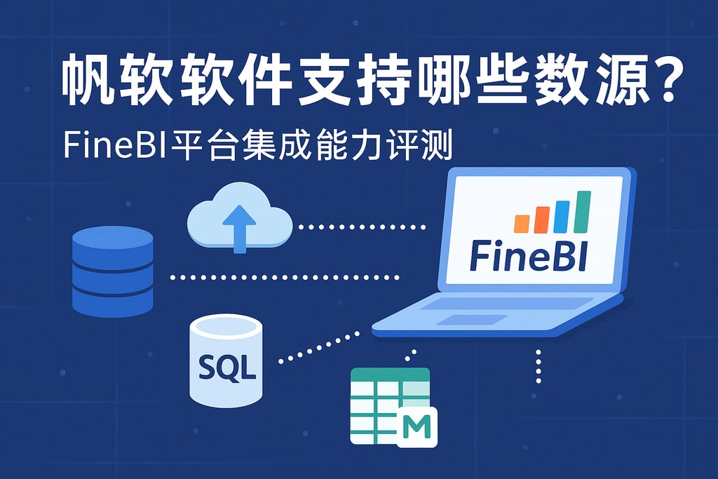 帆软软件支持哪些数据源？FineBI平台集成能力评测