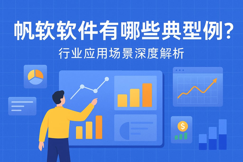 帆软软件有哪些典型案例？行业应用场景深度解析