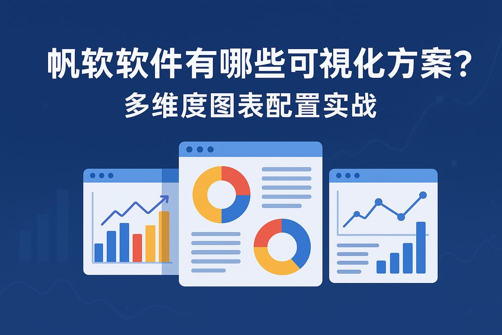 帆软软件有哪些可视化方案？多维度图表配置实战