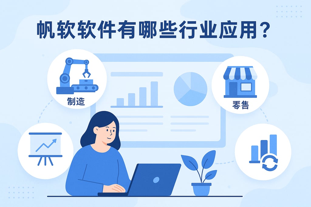 帆软软件有哪些行业应用？覆盖制造、零售等多领域